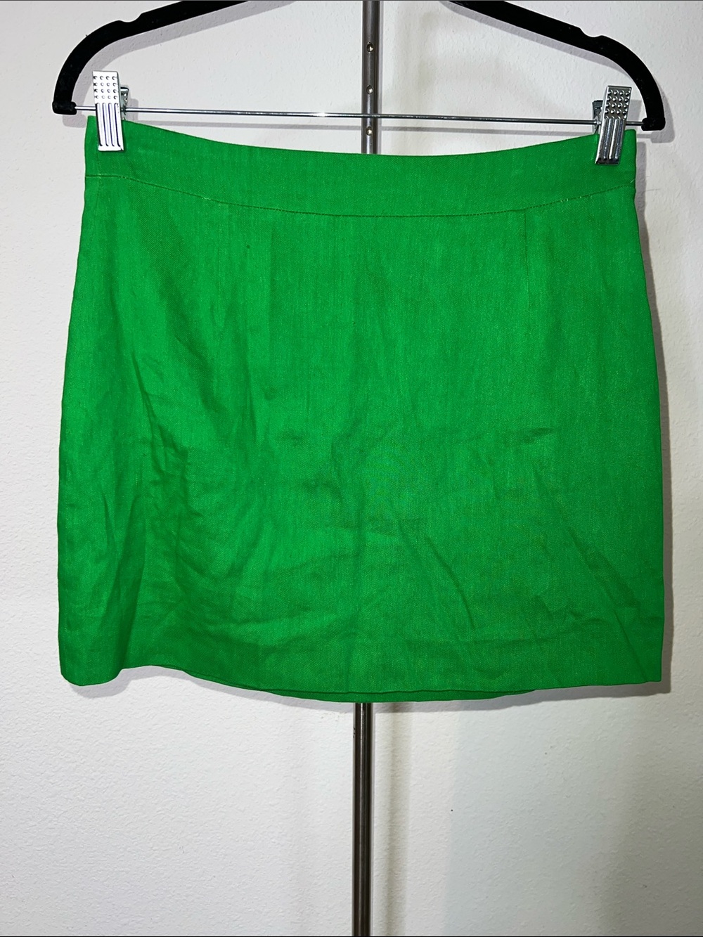 Frame Linen Blend Mini Skirt